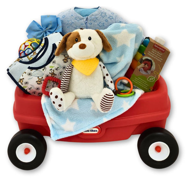 Baby wagon gift hot sale basket